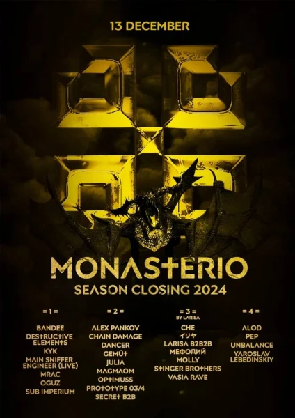 Monasterio Season 2024 Closing