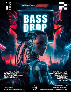 Bass Drop poster