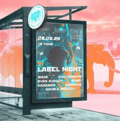 Elephant Trunk: Label Night. poster