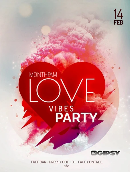 MONTHFAM  LOVE VIBES PARTY 