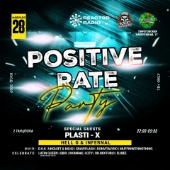 POSITIVE RATE PARTY poster