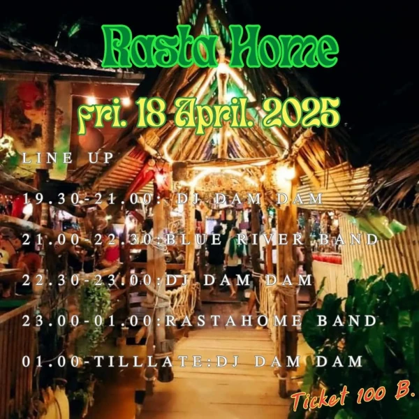 Friday night Reggae vibes at Rasta Home