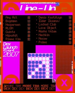 DEX OPENING poster
