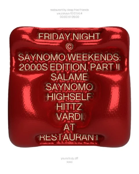 SAYNOMO WEEKENDS