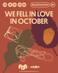 We fell in love in October × STAN poster