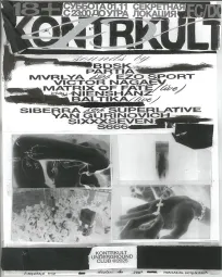 KONTRKULT 4 YEAR poster