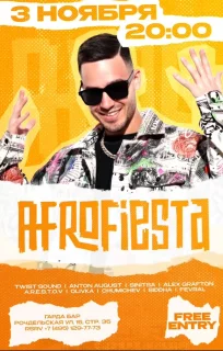 AFROFIESTA poster