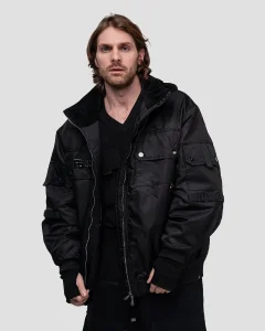 Бомбер Spirit мужской, цвет черный, размер m