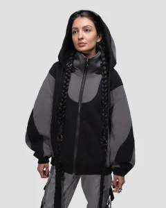 Худи Dune, цвет черный с темно-серым, размер l