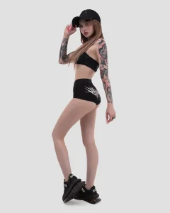 Трусы-шорты Phantom black, цвет черный с белым, размер 42