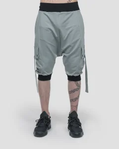 Шорты Warrior Gray мужские, цвет светло-серый с черным, размер 52