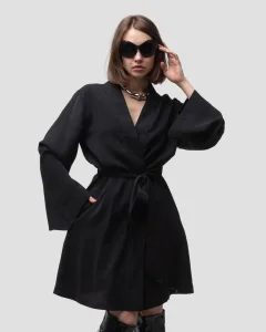 Рубашка Хаори Omen женская, цвет черный, размер 50