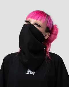 Шарф Buff Base Black женский, цвет черный