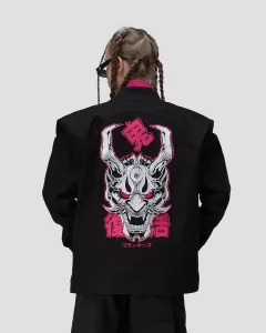 Куртка Oni Black женская, цвет черный с розовым, размер m