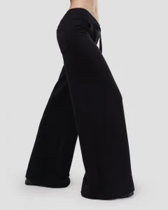 Брюки клеш Base Black женские, цвет черный, размер 48