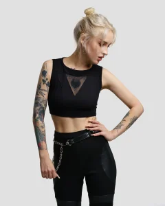 Топ Deep Black женский, цвет черный, размер 46