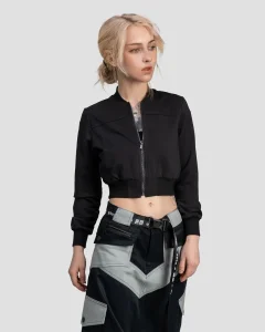 Бомбер Techno Black женский, цвет черный, размер 42