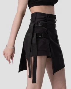 Юбка-шорты Lucky Black женские, цвет черный, размер 38