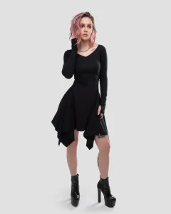 Платье Septima Black женское, цвет черный, размер 46