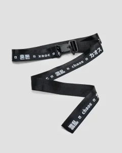 Ремень Chaos B/W, цвет черный с белым