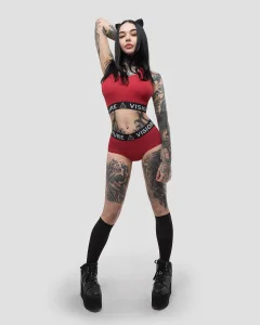 Трусы-шорты Alpha Red женские, цвет красный, размер 40