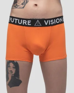 Трусы Boxer Briefs Orange мужские, цвет оранжевый, размер 42