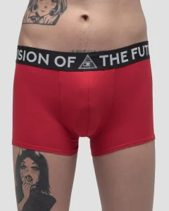 Трусы Boxer Briefs Red мужские, цвет красный, размер 42