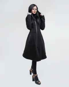 Пальто Morgan Black женское, цвет черный, размер 48