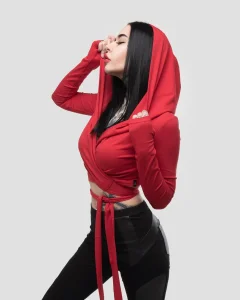 Болеро Assassin Red женское, цвет красный, размер 46