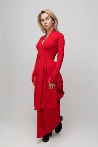 Платье Kimono SL Red женское, цвет красный, размер 40