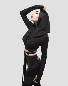 Болеро Ассассин / Assassin / черное женское, цвет черный, размер 40