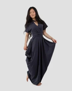 Платье Kimono Gray женское, цвет темно-серый, размер 46