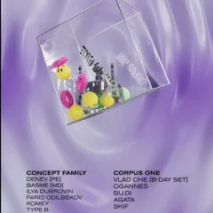 Concept Family x Corpus One x  Discotech poster