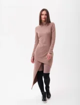 Платье Спираль мокко - XS - Мокко