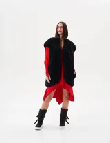 ЖИЛЕТ ДВУСТОРОННИЙ Jimbaori черный - OVER SIZE - Черный