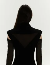 Платье СПИРАЛЬ 2.0 черное - L - Черный