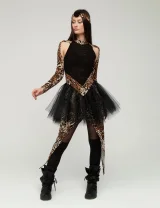 Платье БАЛЕТ леопард - XS - Леопард