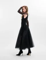 Платье La-La черное - M - Черный