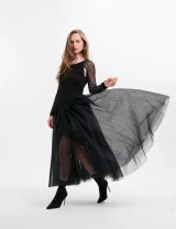 Платье La-La черное - L - Черный