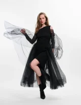 Платье Mystic Noir черное - XS - Черный