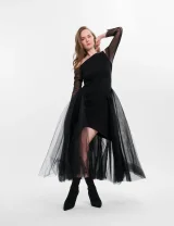 Платье Mystic Noir черное - M - Черный