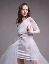 Платье Mystic Noir белое - M - Белый