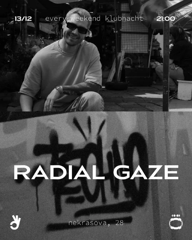 radial gaze