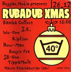 RUBADUB XMAS poster