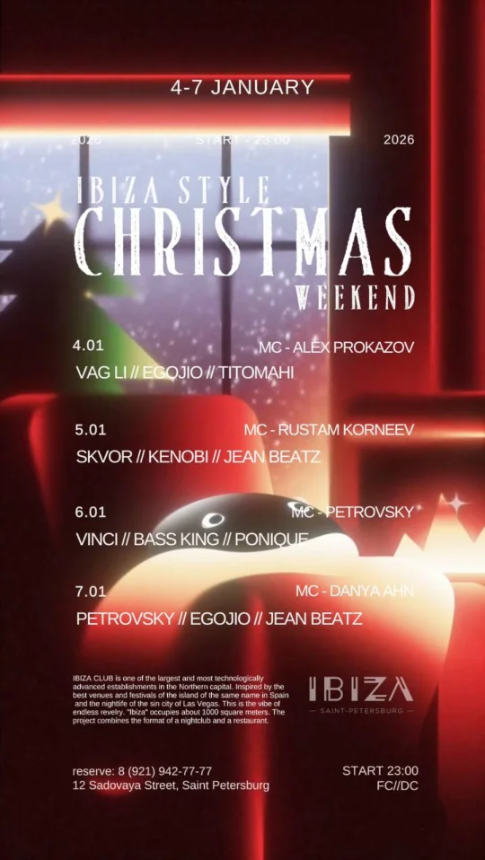 IBIZA STYLE — CHRISTMAS WEEKEND