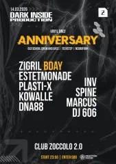 DARK INSIDE ANNIVERSARY poster