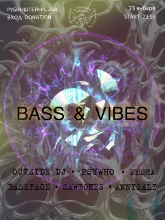 Bass&vibes poster