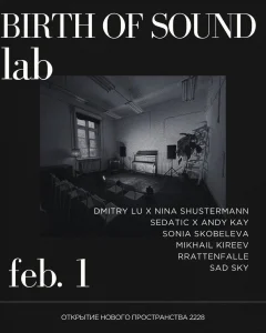 Birth of Sound lab. poster