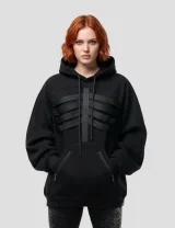 Худи holy ribs, цвет черный, размер s