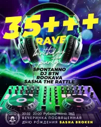 Birthday party poster